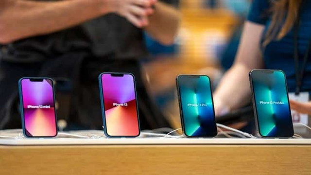 Smartphones in store